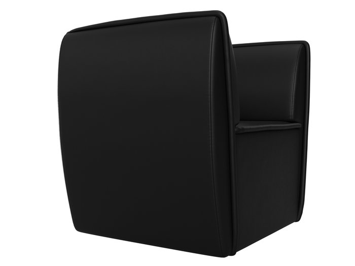 Кресло Бергамо черного цвета (экокожа) - лучшие Интерьерные кресла в INMYROOM