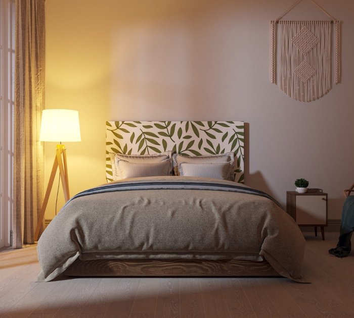 Кровать Berber 160 х 200 28 принт   - лучшие Кровати для спальни в INMYROOM