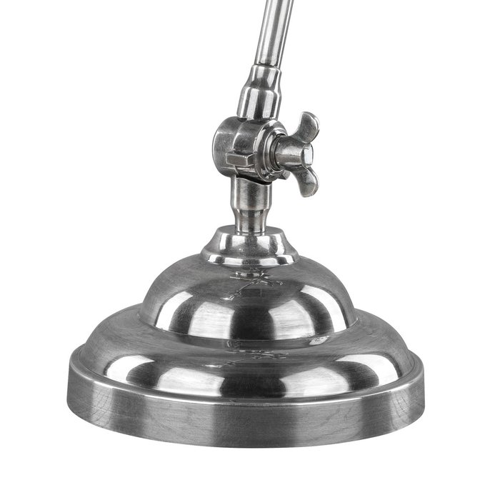 Настольная лампа из латуни серебряного цвета - лучшие Рабочие лампы в INMYROOM