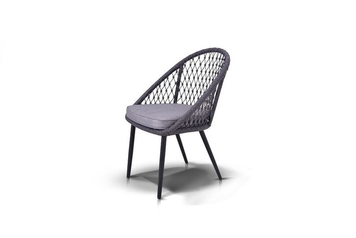 Стул Версаль темно-серого цвета - купить Садовые стулья по цене 23818.0