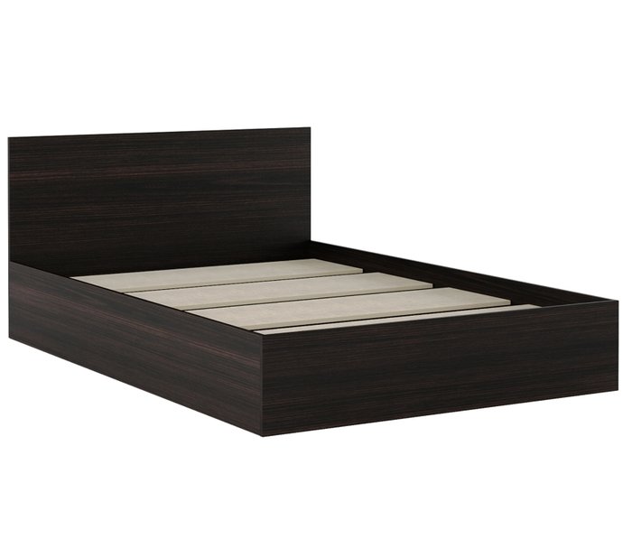 Кровать Виктория 160х200 цвета венге с матрасом и ящиками - лучшие Кровати для спальни в INMYROOM