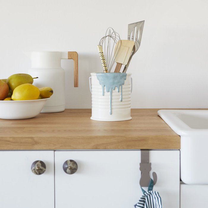 Подставка для кухонных принадлежностей Painty синего цвета - купить Емкости для хранения по цене 2590.0