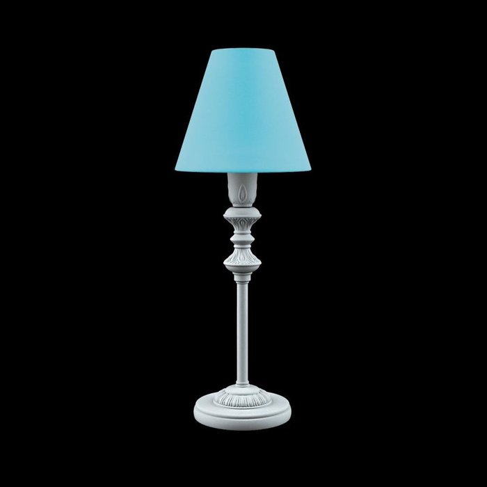 Настольная лампа Provence с голубым абажуром - купить Настольные лампы по цене 3260.0