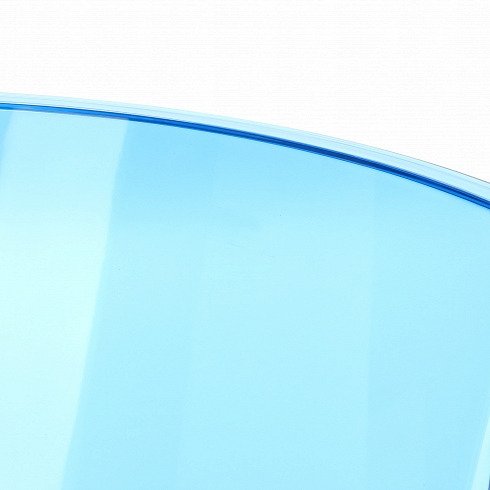 Стул прозрачный синий La Marie - лучшие Садовые стулья в INMYROOM