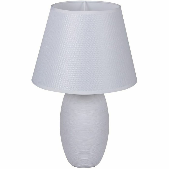 Настольная лампа 98626-0.7-01 (ткань, цвет белый) - купить Настольные лампы по цене 1720.0