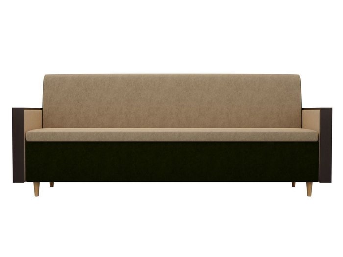 Кухонный прямой диван Модерн зелено-бежевого цвета - купить Прямые диваны по цене 17090.0