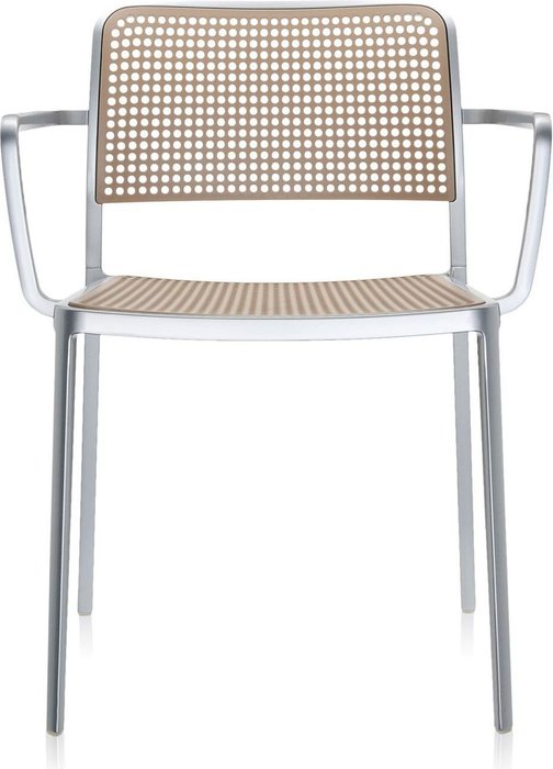 Стул Audrey с подлокотниками песочного цвета - купить Обеденные стулья по цене 70920.0