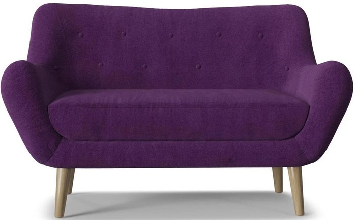 Диван Элефант Люкс фиолетового цвета - купить Прямые диваны по цене 22241.0