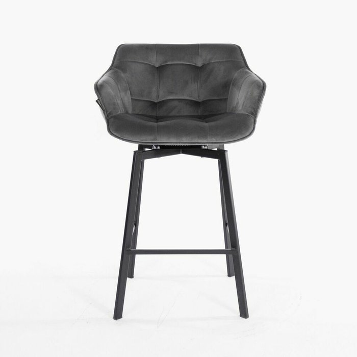Барный стул Авиано темно-серого цвета - купить Барные стулья по цене 16900.0