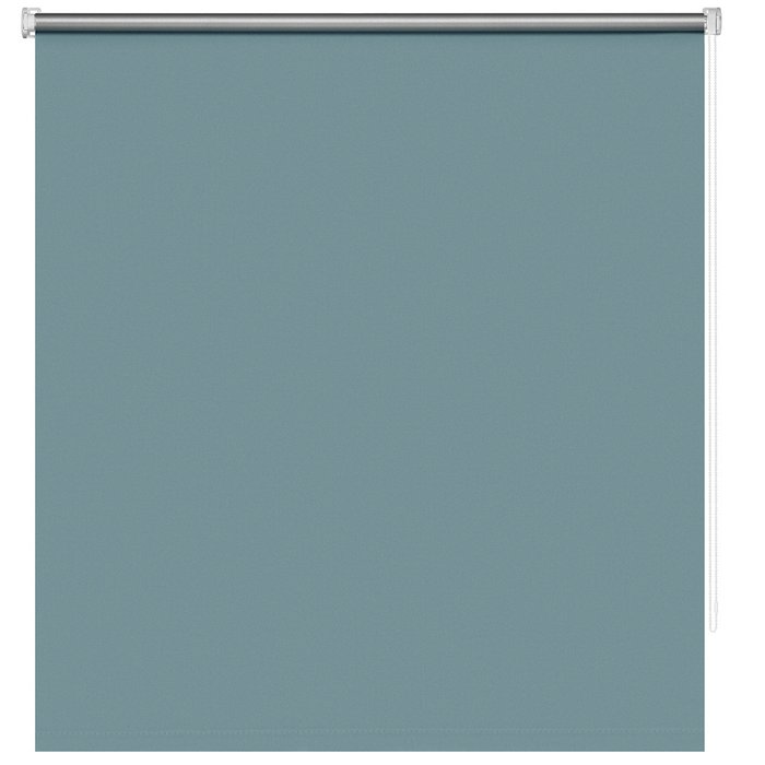 Рулонная штора Миниролл Блэкаут Плайн пастельно-бирюзового цвета 120x160 - купить Шторы по цене 1780.0