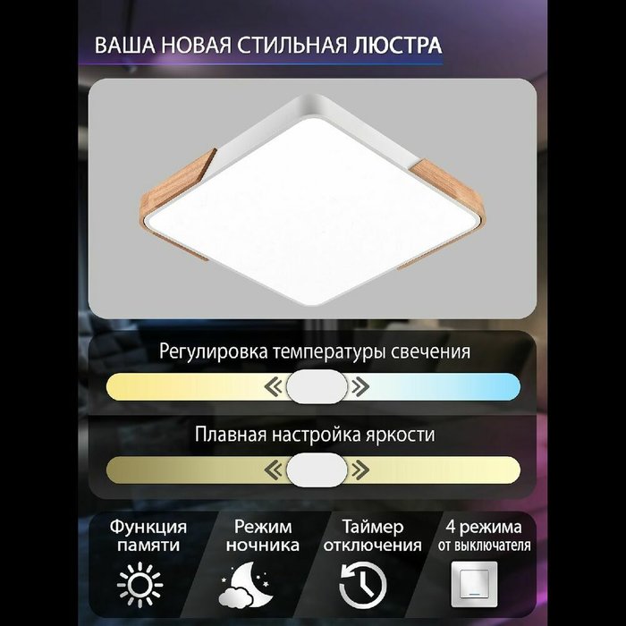 Потолочный светильник Scandinavian LED LAMPS 81411 (пластик, цвет белый) - лучшие Потолочные светильники в INMYROOM Потолочный светильник Scandinavian LED LAMPS 81411 (пластик, цвет белый) - лучшие Потолочные светильники в INMYROOM