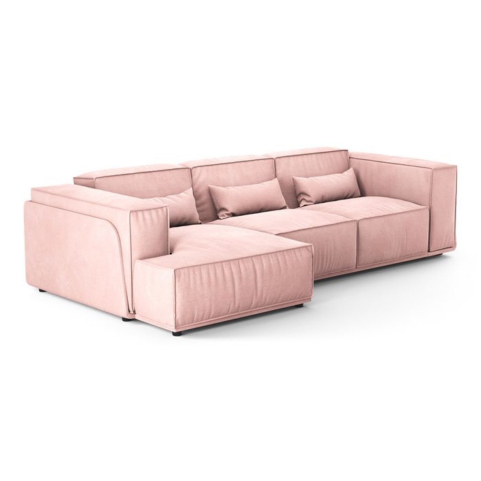 Диван-кровать угловой Vento Classic розового цвета