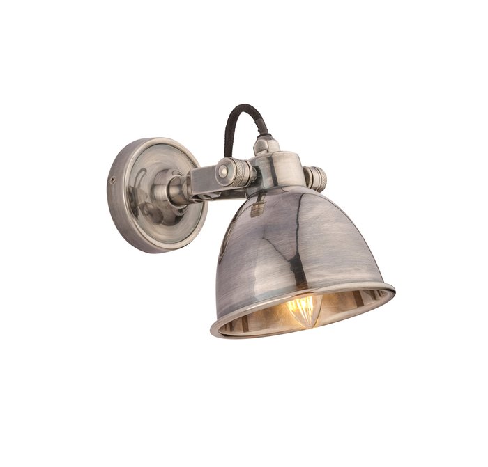 Настенный светильник M серебряного цвета - купить Бра и настенные светильники по цене 14880.0