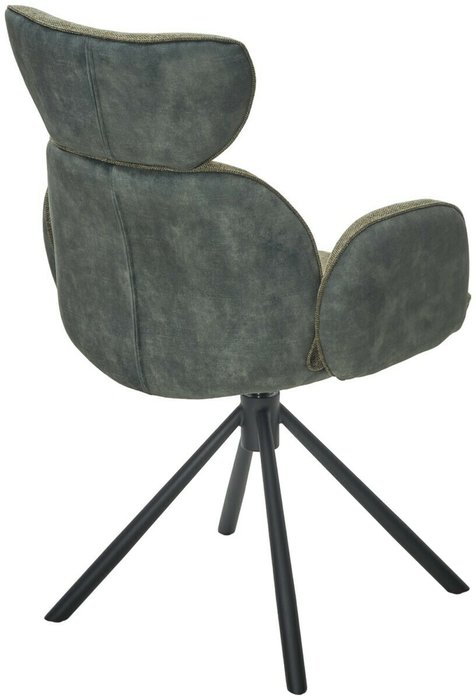 Стул Vardy вращающийся зеленого цвета - лучшие Обеденные стулья в INMYROOM