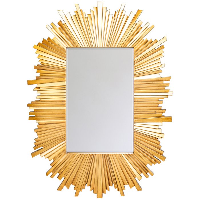 Настенное зеркало Бонапарт золотого цвета