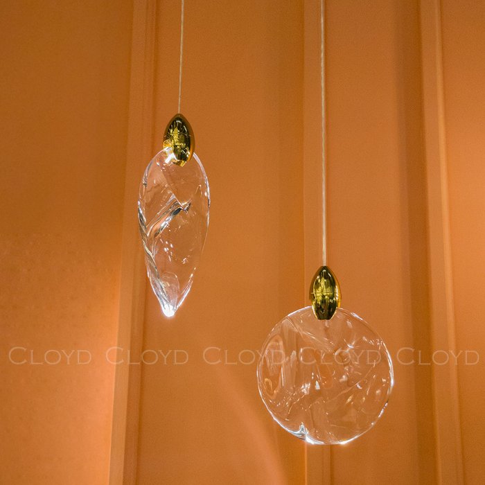 Подвесной светильник Cloyd GLOCK-C P2 / ?20 см - золото - лучшие Подвесные светильники в INMYROOM Подвесной светильник Cloyd GLOCK-C P2 / ?20 см - золото - лучшие Подвесные светильники в INMYROOM