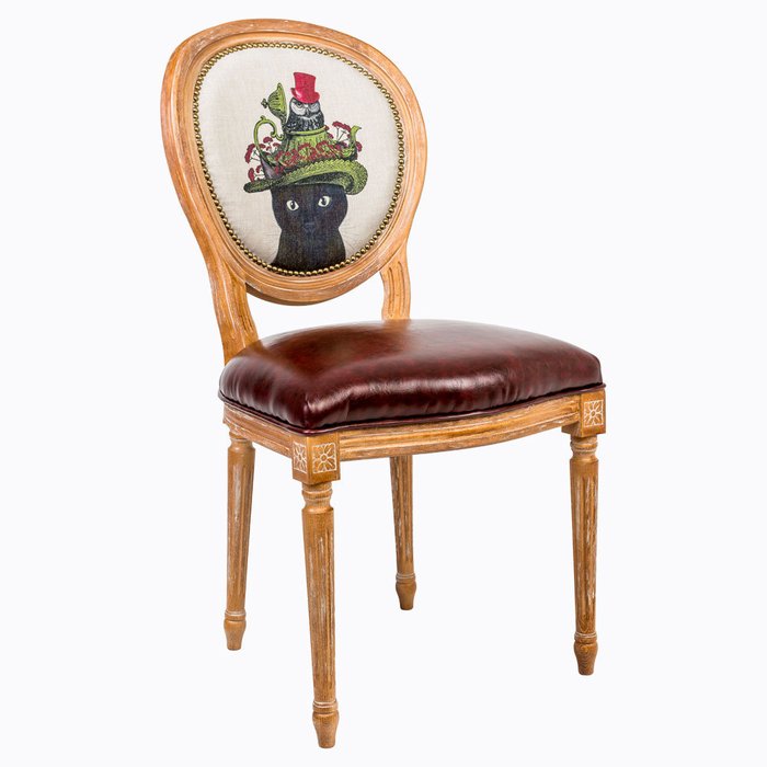 Стул Мисс Ти Тайм с сиденьем и спинкой из экокожи - купить Обеденные стулья по цене 29000.0