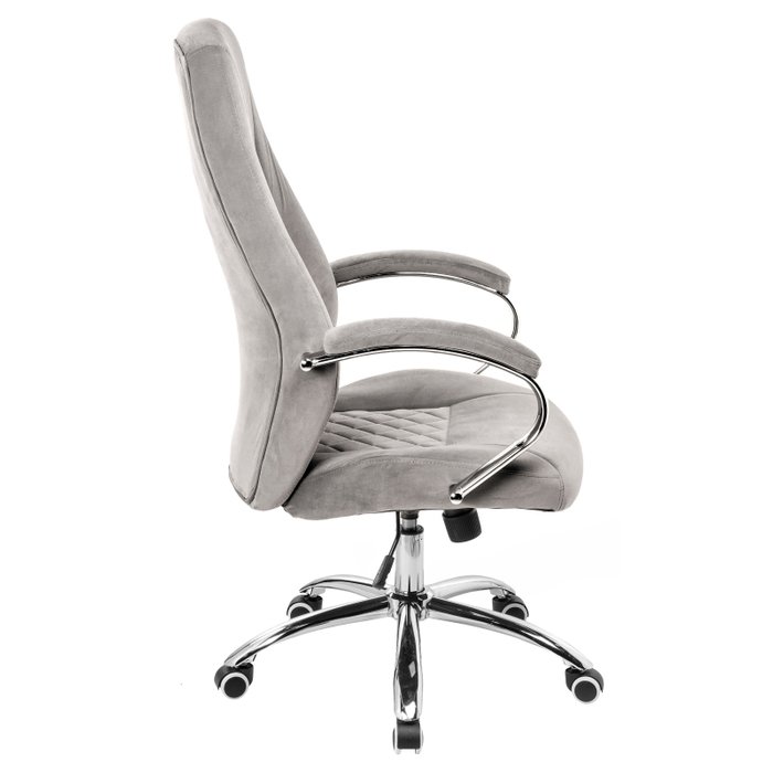 Офисное кресло Aragon светло-серого цвета - купить Офисные кресла по цене 16570.0