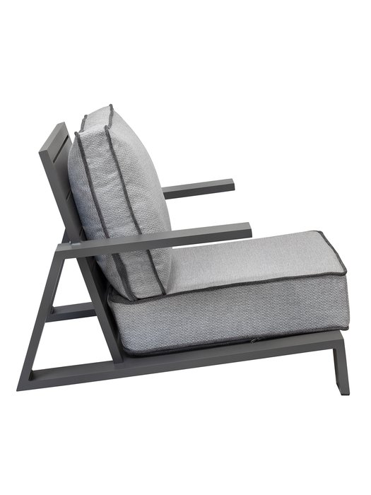 Кресло Korfu серого цвета - лучшие Садовые кресла в INMYROOM
