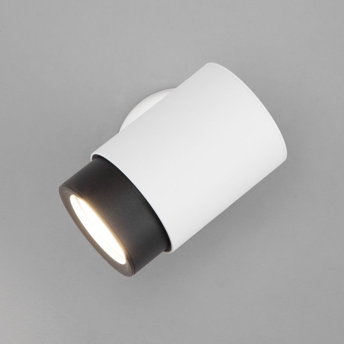 Настенный светильник Morgan черно-белого цвета - купить Накладные споты по цене 2950.0