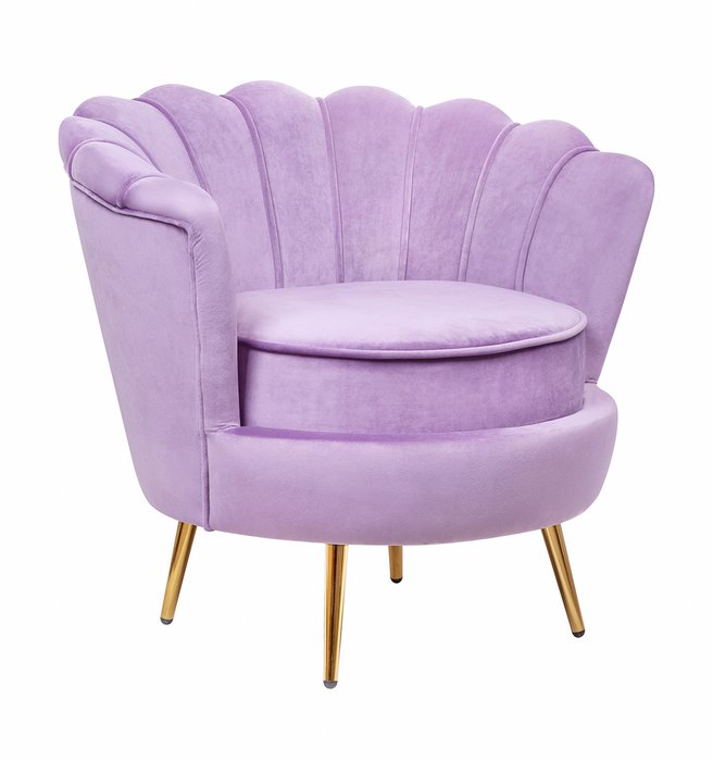 Кресло Pearl сиреневого цвета - купить Интерьерные кресла по цене 33040.0