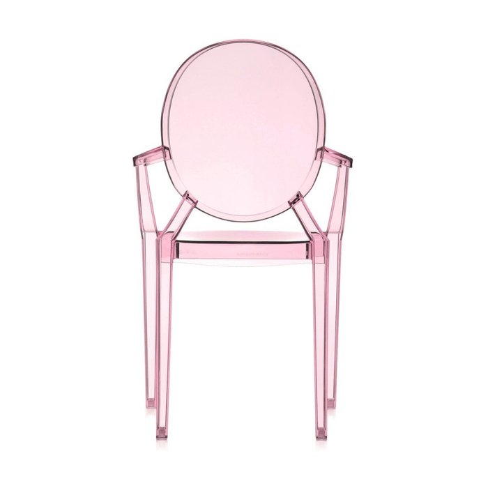 Стул детский Lou Lou Ghost розового цвета - лучшие Детские стулья в INMYROOM