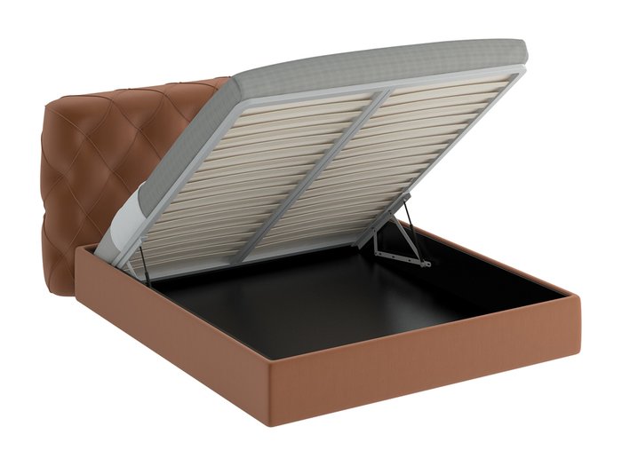 Кровать Ember коричневого цвета 180х200 - купить Кровати для спальни по цене 55890.0