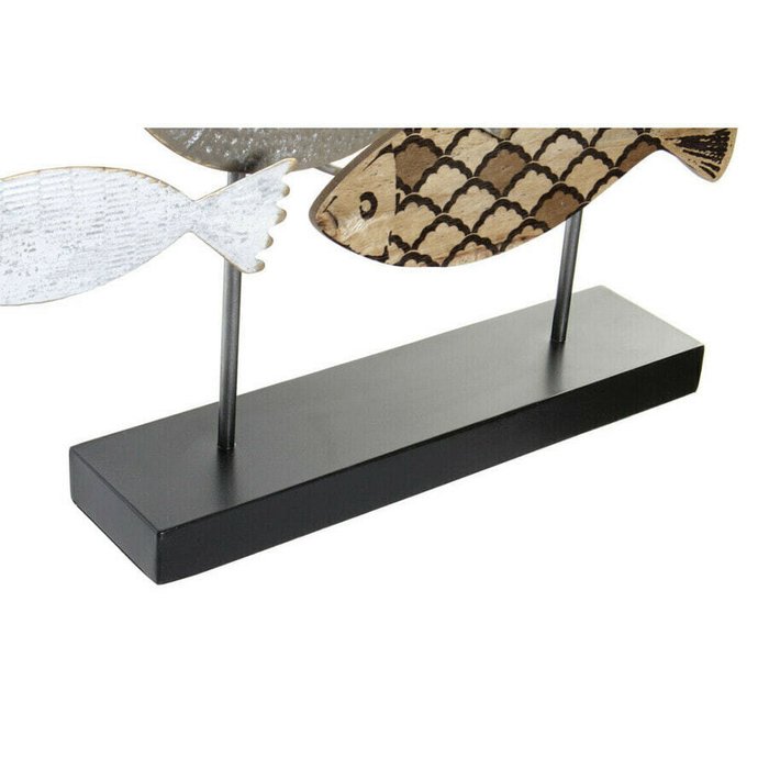 Декоративная фигура 65,4 x 9,5 x 43 cm Чёрный Синий Коричневый Спирали (2 штук) - лучшие Фигуры и статуэтки в INMYROOM Декоративная фигура 65,4 x 9,5 x 43 cm Чёрный Синий Коричневый Спирали (2 штук) - лучшие Фигуры и статуэтки в INMYROOM