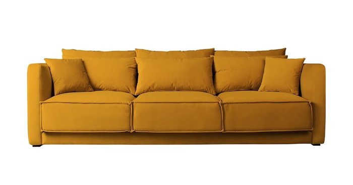 Диван Vision горчичного цвета - лучшие Прямые диваны в INMYROOM