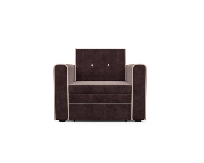 Кресло-кровать Санта коричневого цвета - купить Интерьерные кресла по цене 20190.0