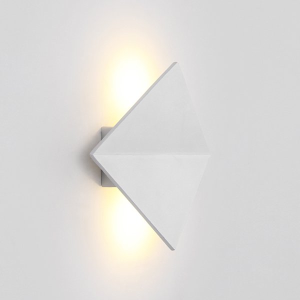 Светодиодное бра Origami серого цвета
