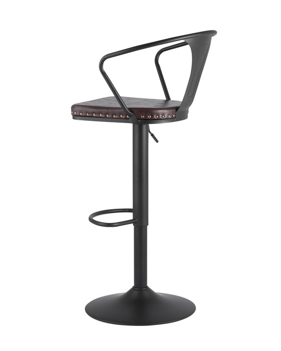 Стул барный Tolix Arms Soft черного цвета - лучшие Барные стулья в INMYROOM