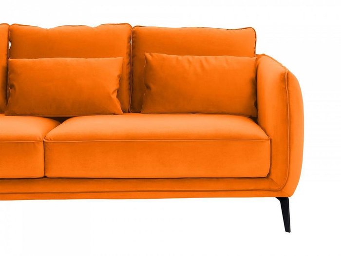 Диван Amsterdam оранжевого цвета - лучшие Прямые диваны в INMYROOM
