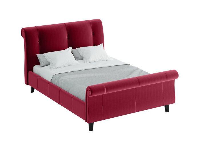 Кровать Lounge красного цвета 160х200