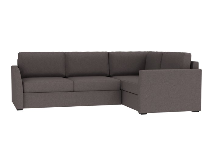 Угловой диван-кровать Peterhof серого цвета