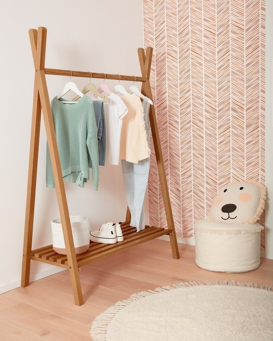 Корзина Telma S коричнево-белого цвета - лучшие Плетеные корзины в INMYROOM Корзина Telma S коричнево-белого цвета - лучшие Плетеные корзины в INMYROOM