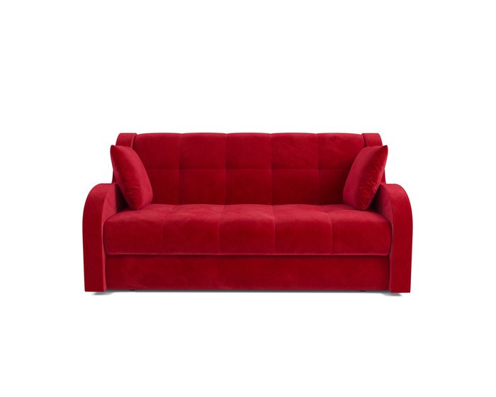 Диван-кровать Барон красного цвета - купить Прямые диваны по цене 31590.0