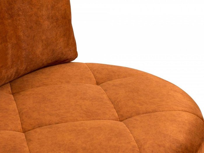 Кресло Wing Round коричнево-оранжевого цвета - лучшие Интерьерные кресла в INMYROOM