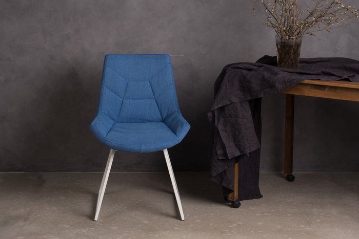 Стул Navi синего цвета - купить Обеденные стулья по цене 7590.0