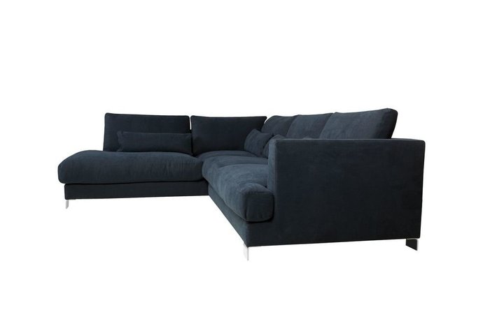 Угловой диван Brandon черного цвета - лучшие Угловые диваны в INMYROOM