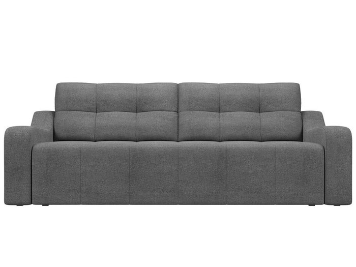 Прямой диван-кровать Итон серого цвета  - купить Прямые диваны по цене 47999.0