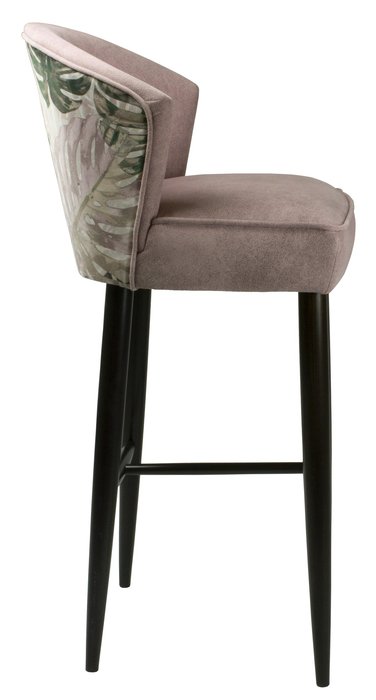 Стул барный мягкий Erica розового цвета - купить Барные стулья по цене 17.0