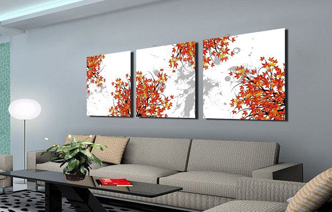 Декоративная картина: Осеннее небо - купить Принты по цене 3890.0