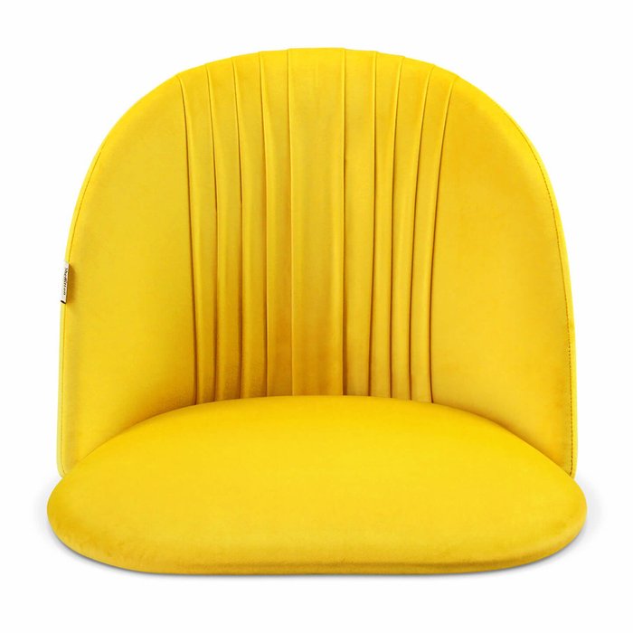 Стул желтого цвета на деревянных ножках - лучшие Обеденные стулья в INMYROOM
