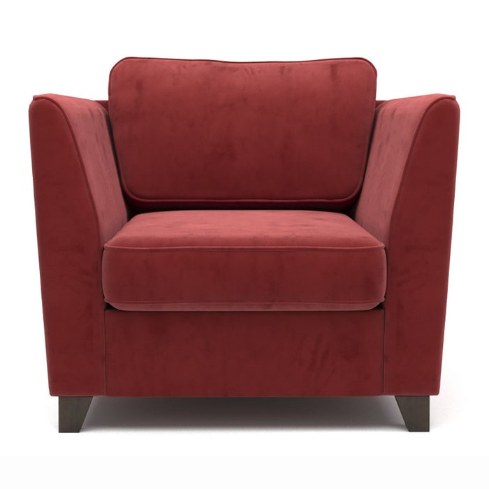 Кресло Wolsly красное - купить Интерьерные кресла по цене 29300.0