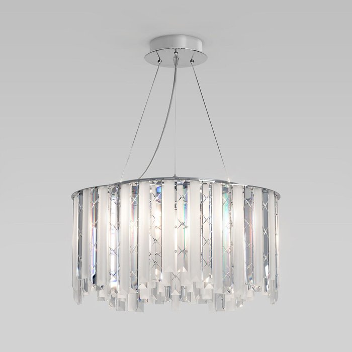 Умный подвесной светильник с хрусталем 101011/6 хром Radiance Умный подвесной светильник с хрусталем 101011/6 хром Radiance