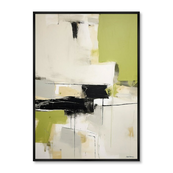 Репродукция картины Landscape collection, In green, No 2, 2024г.