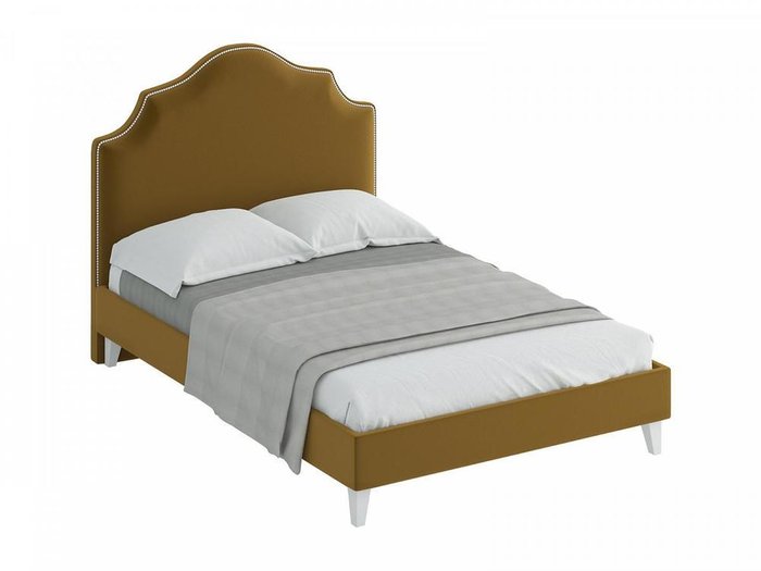 Кровать Queen Victoria коричневого цвета 140x200