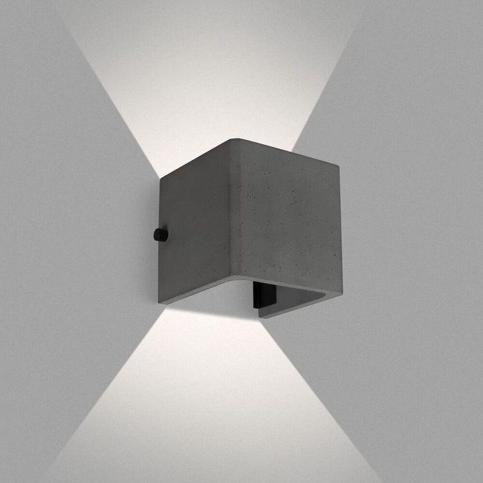 Архитектурный светильник Peran 051748 (бетон, цвет графит) - купить Настенные уличные светильники по цене 12465