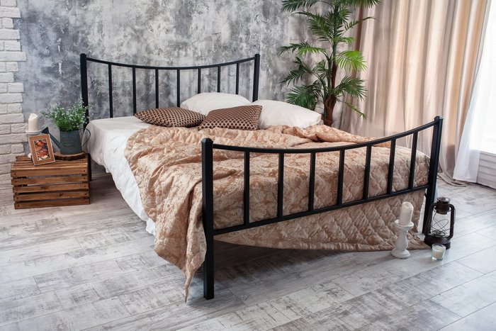 Кровать лофт Ринальди 1.8 180х200 - лучшие Кровати для спальни в INMYROOM